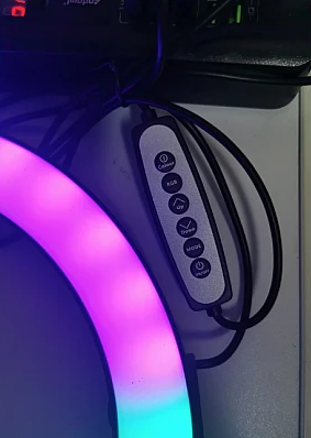Lampa circulara profesionala LED Ring Light RGB Andowl Q MG34
