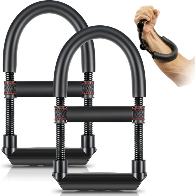 Extensor pentru incheietura mainii si antebrat, Antrenament Maini, Antebrat, Incheietura, Exercitii Recuperare, Forta, Rezistenta, Flexie si Extensie, Forma de U, Manere Antiderapante, Prindere Usoara