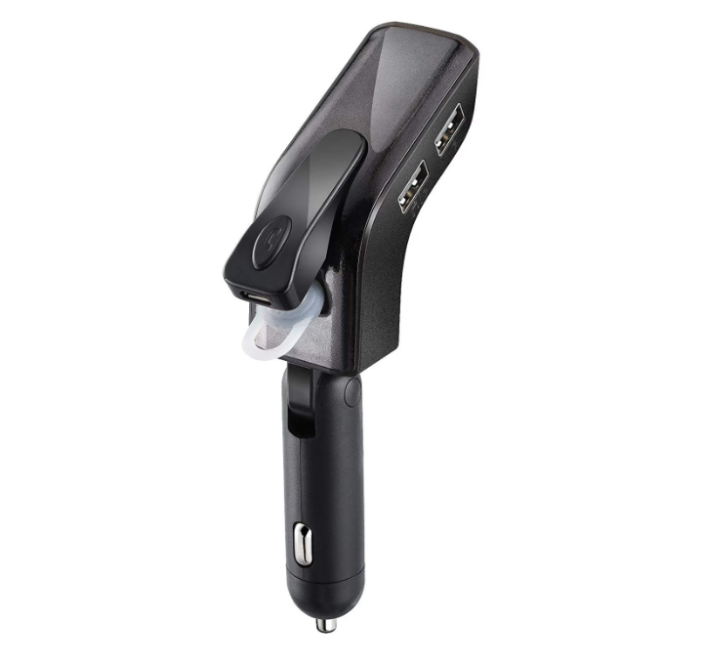 Kit modulator MP3 Handsfree cu casca bluetooth 12V V9 2 x USB output