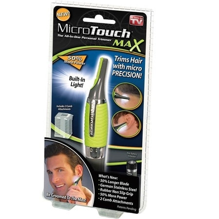 Trimmer nas si urechi Micro Touch Max, Verde