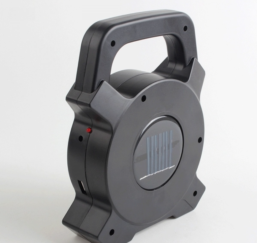 Lanterna cu incarcare solara cu maner LED COB, USB, 300 lumeni