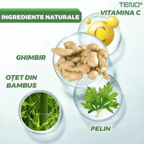 Set 100 Plasturi Kinoki Detoxifianti, Cutie Kinoki Original, Cu Turmalina, Vit C, E, Uleiuri Esentiale