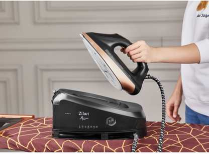 Fier de calcat profesional Aurum, Zilan ZLN4247, putere 3300W, auto-oprire, functie de auto-curatare