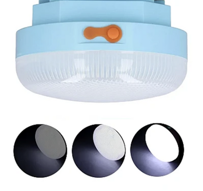 Lampa solara UFO rotunda de exterior cu carlig