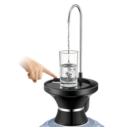 Dispenser automat pentru apa cu suport pentru pahar