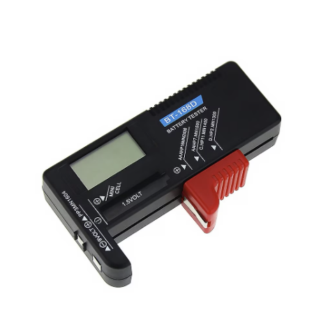 Tester digital baterii Nan, AA AAA R14, 11x6x2,5cm, fara alimentare proprie