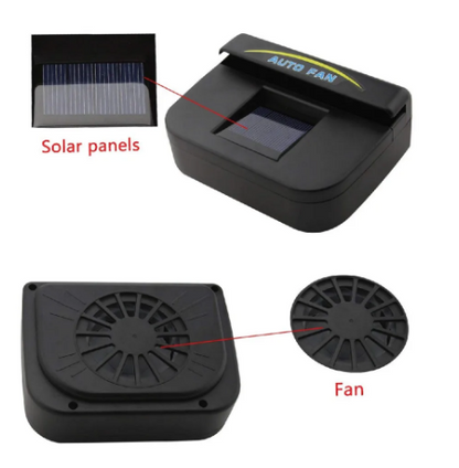 2 X Ventilator Solar "AUTO COOL" pentru masina