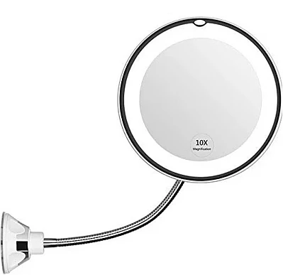 Oglinda Led Machiaj Flexibila cu Ventuza Marire 10x si Iluminare Q TL113