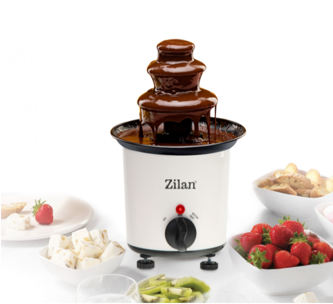 Fantana de ciocolata Zilan Alba 30W, capacitate 200ml