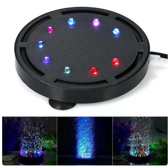 Lampa LED pentru acvariu Andowl Q TL50 cu bule iluminare RGB