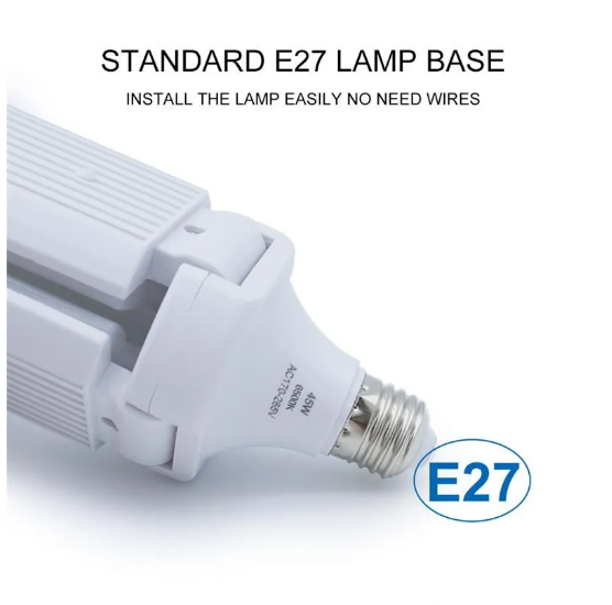 Bec led tip elice cu 3 brate 45 w soclu E27