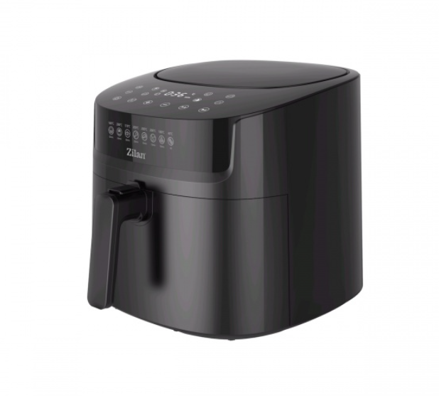 Friteuza cu aer cald Zilan ZLN7999 Negru, putere 1800 W, ecran digital, panou cu comenzi tactile