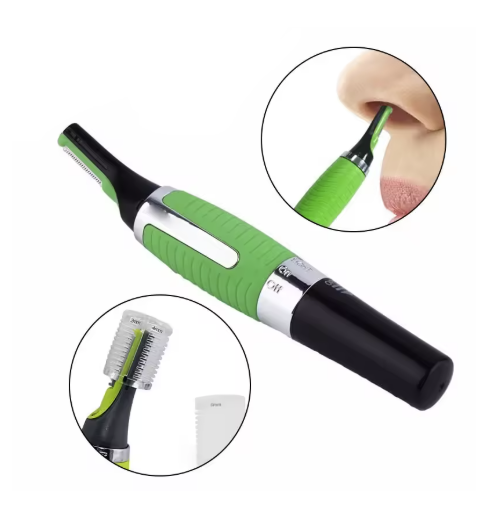 Trimmer nas si urechi Micro Touch Max, Verde