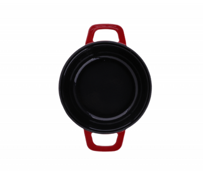 Cratita Zilan ZLN0958, Din fier turnat sub presiune puternica, 2.1L, Diametru 24 cm, Inaltime 7 cm, Compatibila cuptor si masina de spalat vase, 7 straturi de material