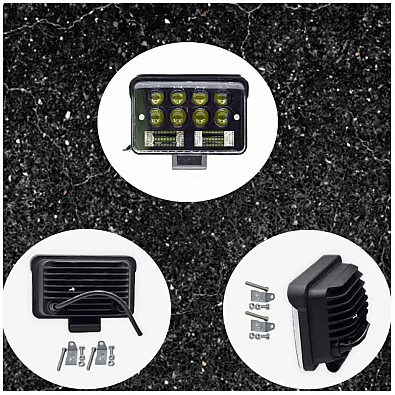 Proiector LED Auto Offroad 126W, 2 Faze