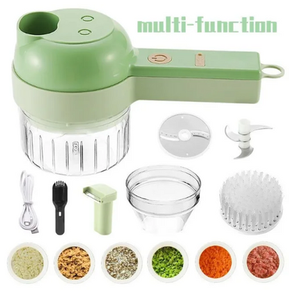 TOCATOR SI MARUNTITOR ELECTRIC PENTRU ALIMENTE SI LEGUME 4 IN 1