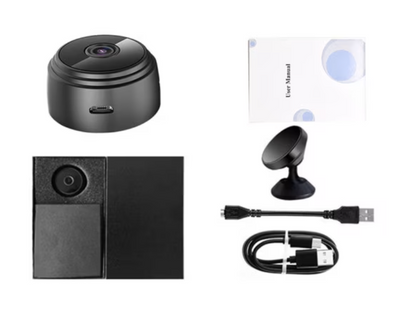 Mini Camera Spion iUni A9, Wireless, VGA 480P, Audio-Video, Night Vision