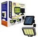 Proiector solar 288LED, 50W, senzor de miscare, HS-8022 telecomanda, 3 moduri de iluminare