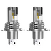 Set 2 Lampi LED M3 H4 cu doua faze putere 55W temperatura 6500K lumina alba