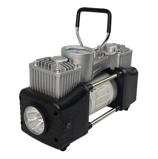 Trusa Compresor auto 12V PREMIUM cu 2 cilindri LIDER MX931