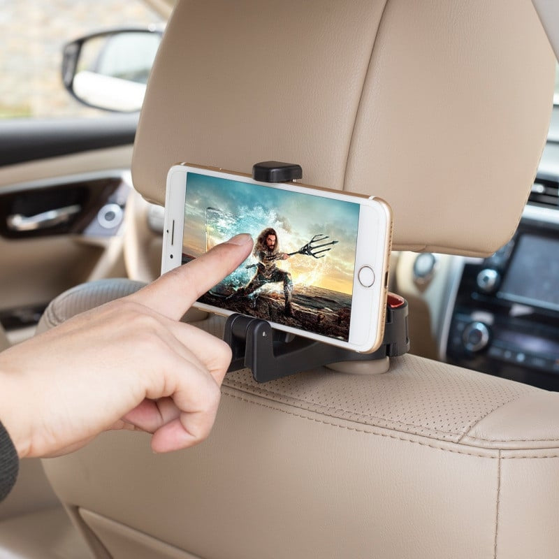 Suport Auto Pentru Telefon Cu Prindere Pe Tetiera