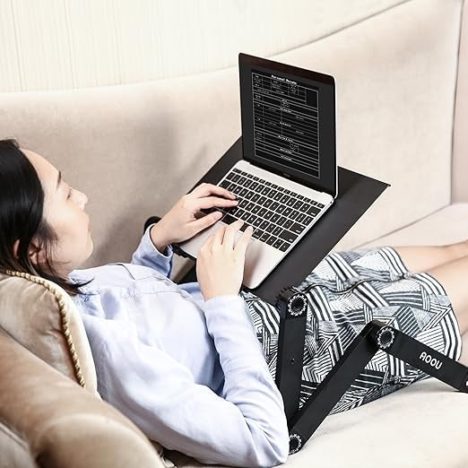 Masa laptop multifunctionala T8 cu ventilator