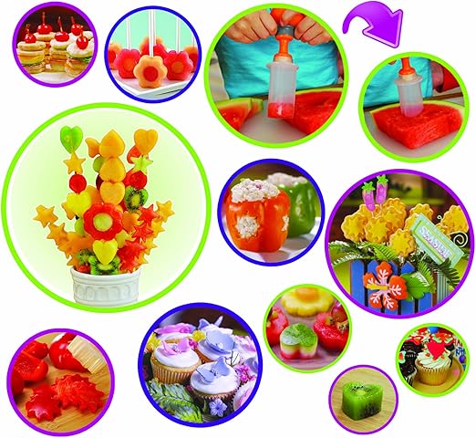 Aparat pentru creat decoratiuni din fructe, legume, paine