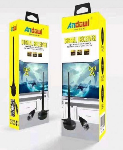 Antena semnal TV Andowl A162 cu baza magnetica 1080p