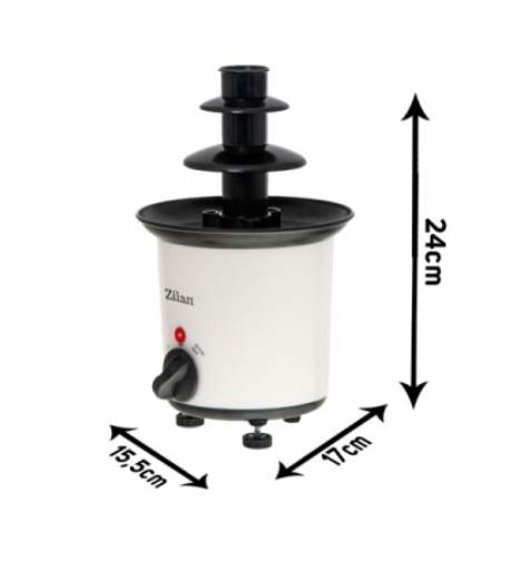 Fantana de ciocolata Zilan Alba 30W, capacitate 200ml