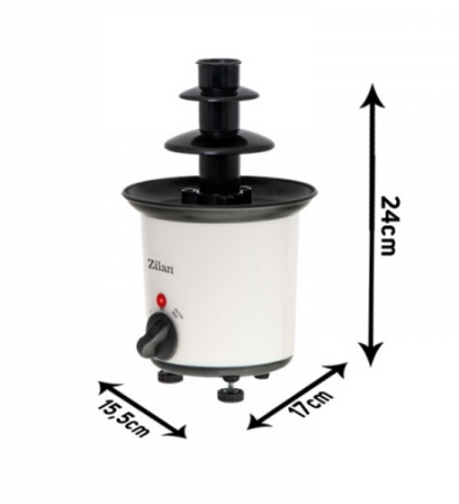 Fantana de ciocolata Zilan Alba 30W, capacitate 200ml