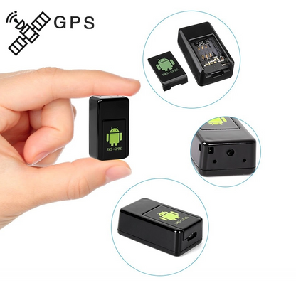 Mini GPS Tracker Techstar®, Localizare GPS, Microfon, MicroSD, SIM GPRS Si MMS, Negru