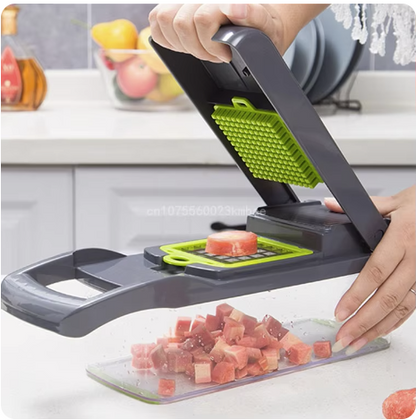 RAZATOARE MULTIFUNCTIONALA PENTRU LEGUME CU 7 ACCESORII INTERSCHIMBABILE