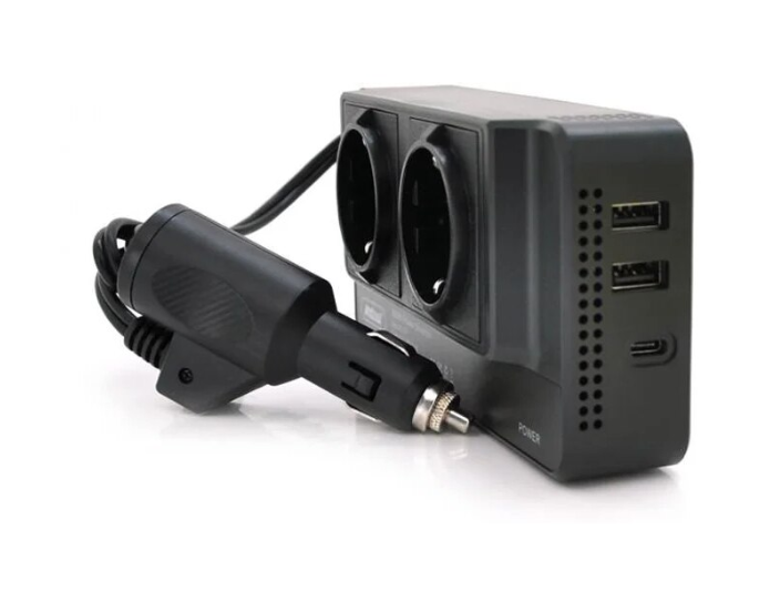 Invertor curent auto 300W 12V/220V USB Q-CC8200