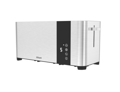 Prajitor de paine Zilan ZLN6234 Argintiun, ecran digital si tactil, putere 1400W, inox