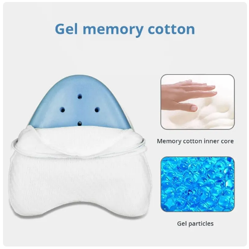 Perna pentru picioare, Spuma cu memorie, Invelis textil