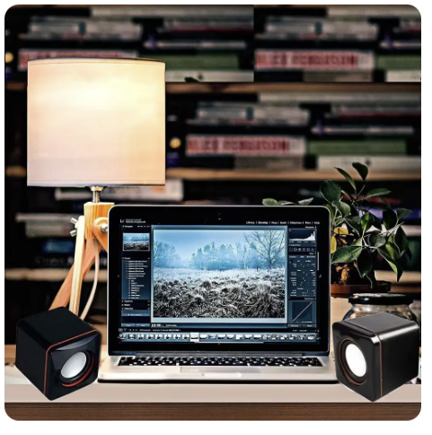 Set 2 boxe YX332 cu AUX USB putere 9W