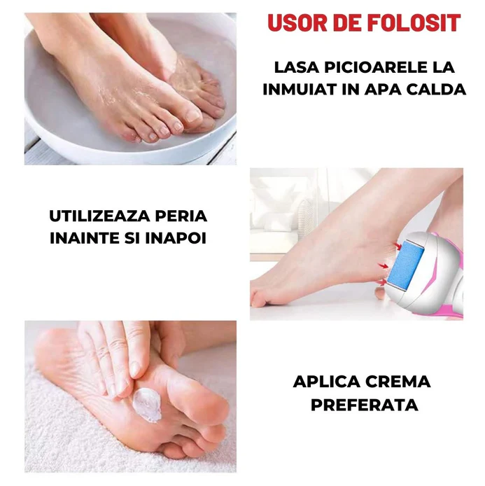 PILA MAGICA PENTRU NETEZIREA CALCAIELOR