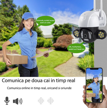 Camera Supraveghere Andowl Q SX010 Full HD 4K Wireless Smart Camera