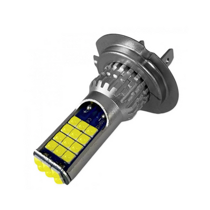 Set 2 Bec Led H7 3030 Smd 90W cu 2 moduri de lumina (rece si calda)