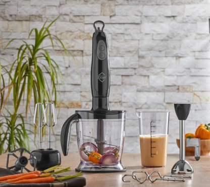 Mixer vertical Zilan ZLN5343 Negru, 700 W, pahar gradat 0.7 l, recipient de miscare 1L, doua viteze