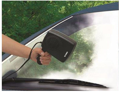 Mini aeroterma auto 2 in 1 cu functie de dezaburire si incalzire, conectare la bricheta masinii
