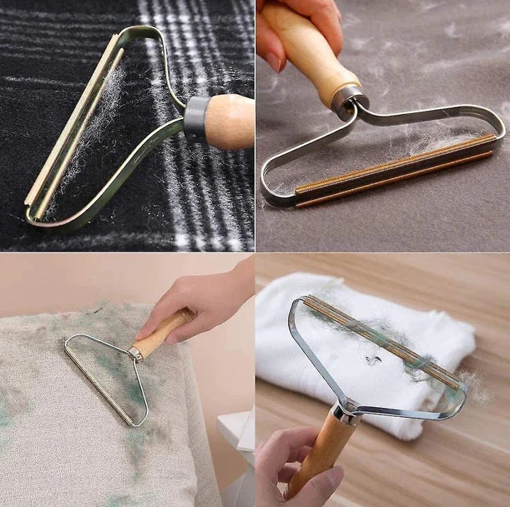 SET PROMO 1+1 Dispozitiv Portabil pentru Indepartat Scame, Par De Animale + MANUSA TRUE TOUCH PENTRU PERIAT SI MASAJ ANIMALE DE COMPANIE