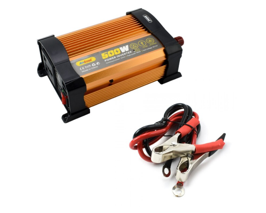 Invertor de tensiune auto KS500 putere 500W 12V 220V