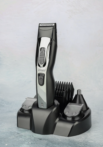 Aparat tuns facial si corporal 5in1, Zilan ZLN-3857, Acumulator reincarcabil + Stand de sustinere si incarcare