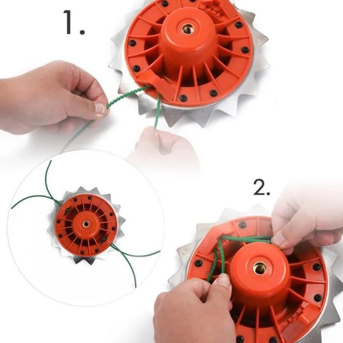Disc motocoasa 2 in 1 MX220 cu fir trimmer si margine zimtata