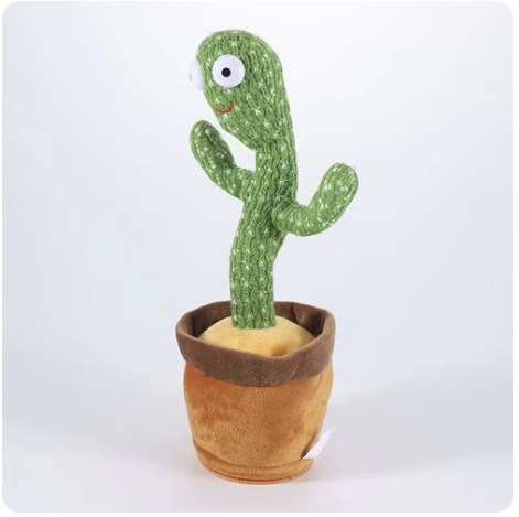 CACTUS dansator si vorbitor cu LED-uri Colorate / Jucarie interactiva OF