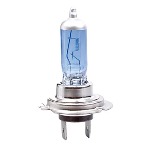 Set 2 becuri Pegasus H7 Skyline Xenon Look auto-tec halogen putere 55W temperatura 5000K