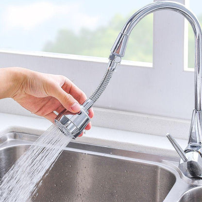 Extensie flexibilă pentru robinet, cu rotație 360° și filtru de apă