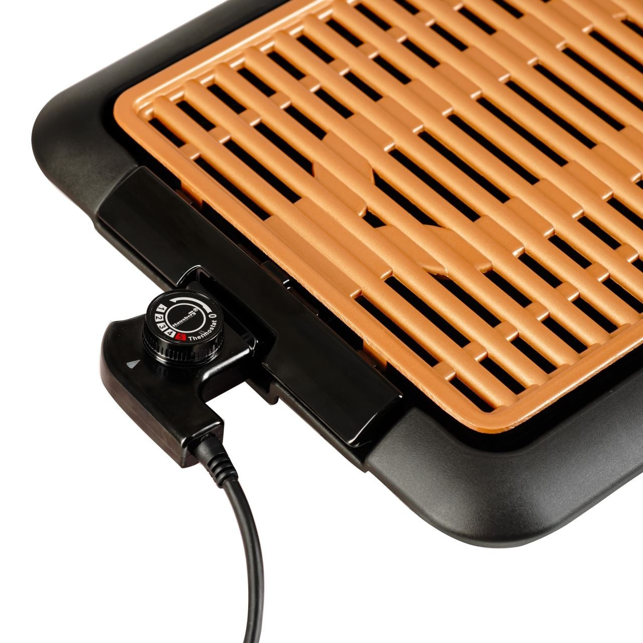 Gratar electric pentru interior sau exterior, fara fum, termostrat reglabil, 1250 W
