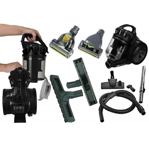 Aspirator fara sac Zilan ZLN3300, 700W, filtru HEPA 13 si control flux de aer pe maner